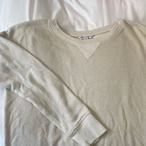 American Eagle Outfitters Off White Crewneck